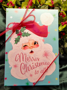 A Hollyday Santa Keepsake Box with FREE SHIPPING
